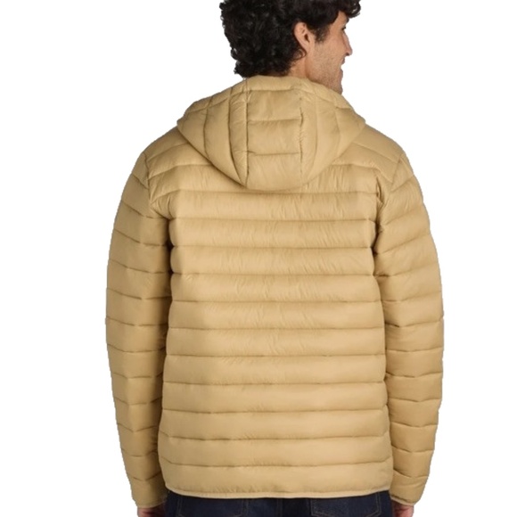 Ozark Trail Beige Hooded Puffer Jacket - Picture 3 of 7